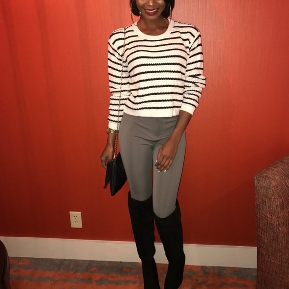 Striped soft knit sweater - Picture 3 of 14